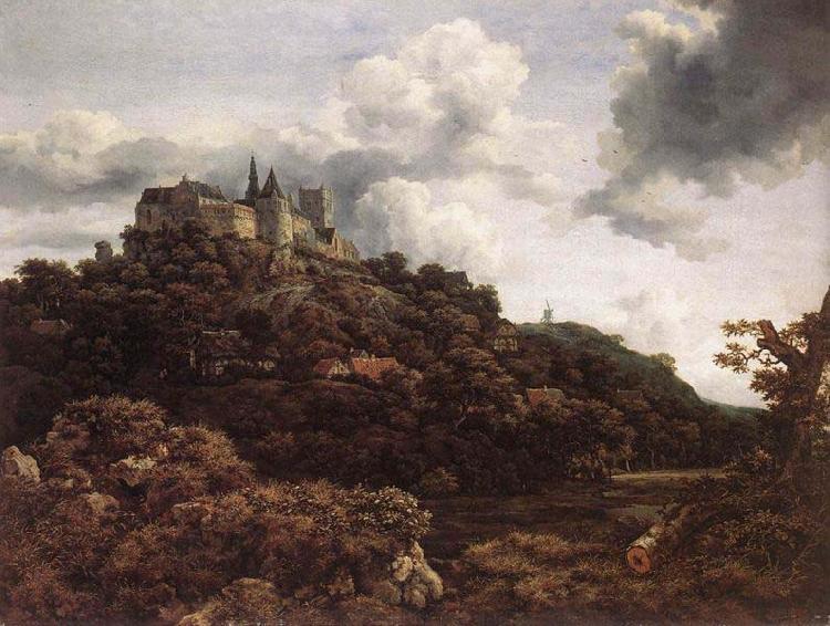 Jacob van Ruisdael Bentheim Castle oil painting picture